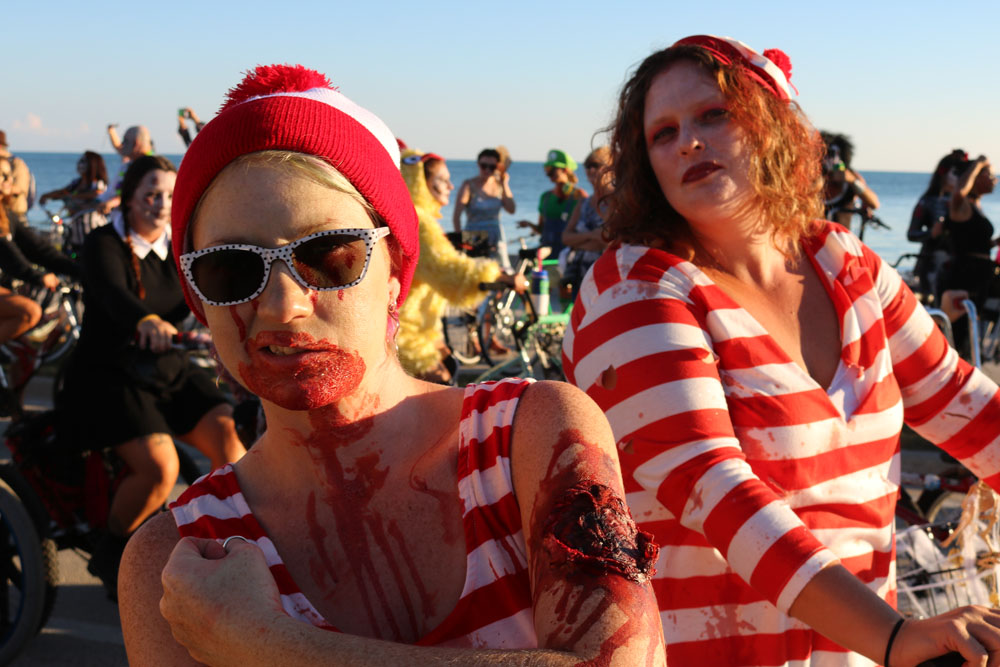 Zombie Bike Ride 2018 photo - Duval Street, Key West